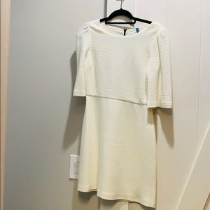 Alice + Olivia Shift Dress off white, size 8